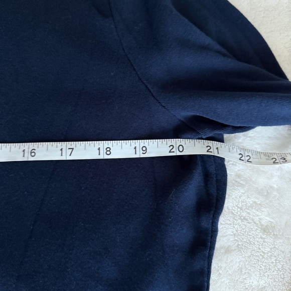 Lauren by Ralph Lauren Navy Blue Quarter Sleeve Top size 1X - Picture 5 of 7